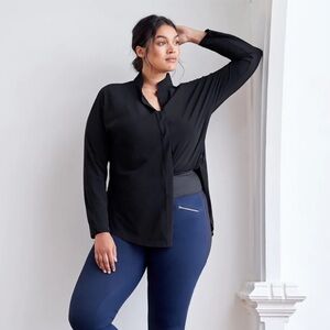 A Day Sz XL Something Borrowed Shirt
Black Snap